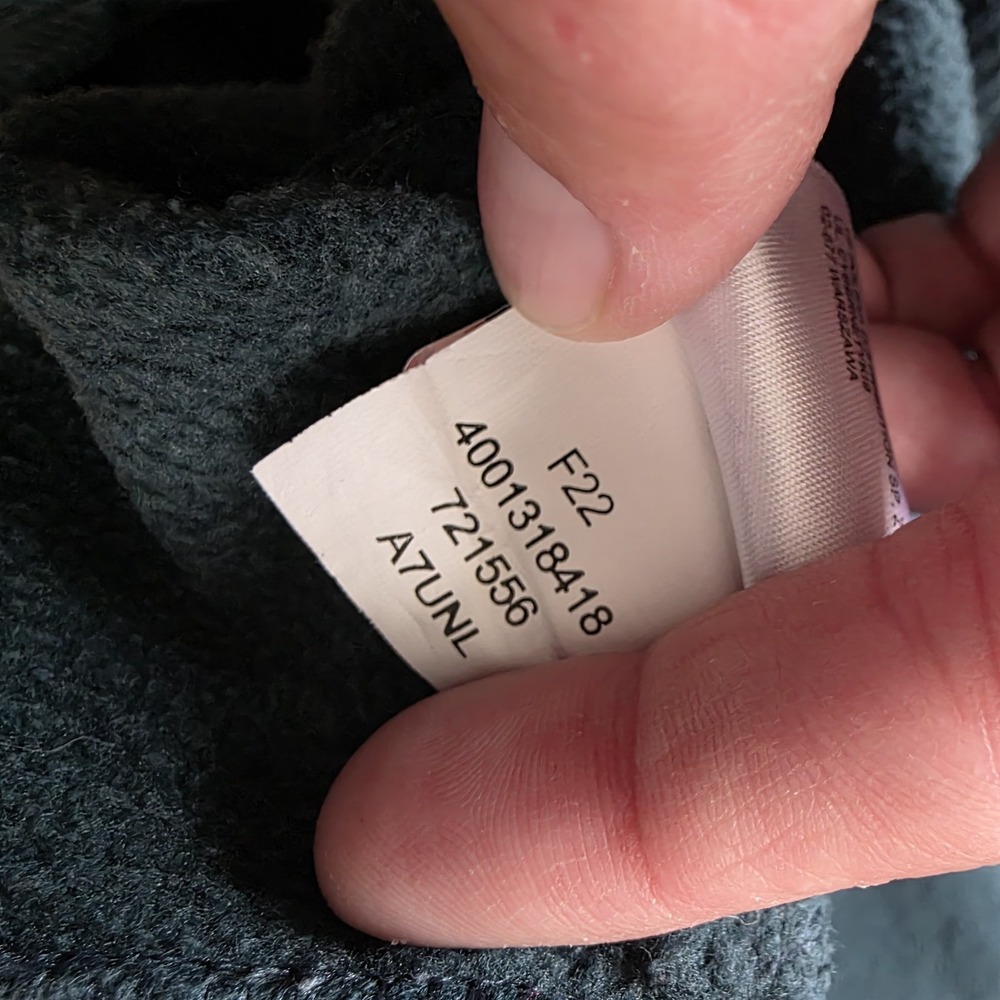 The North Face Hoodie Mens Size Small Green With White Print Comfort Basic - Picture 6 of 10